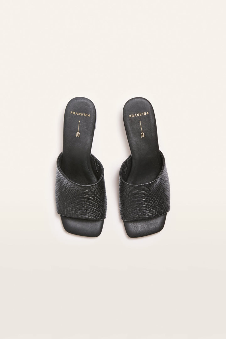 Kennedy Black Weave Shoes FRANKIE4