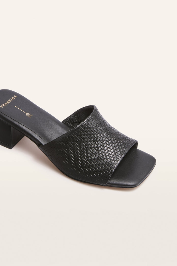 Kennedy Black Weave Shoes FRANKIE4