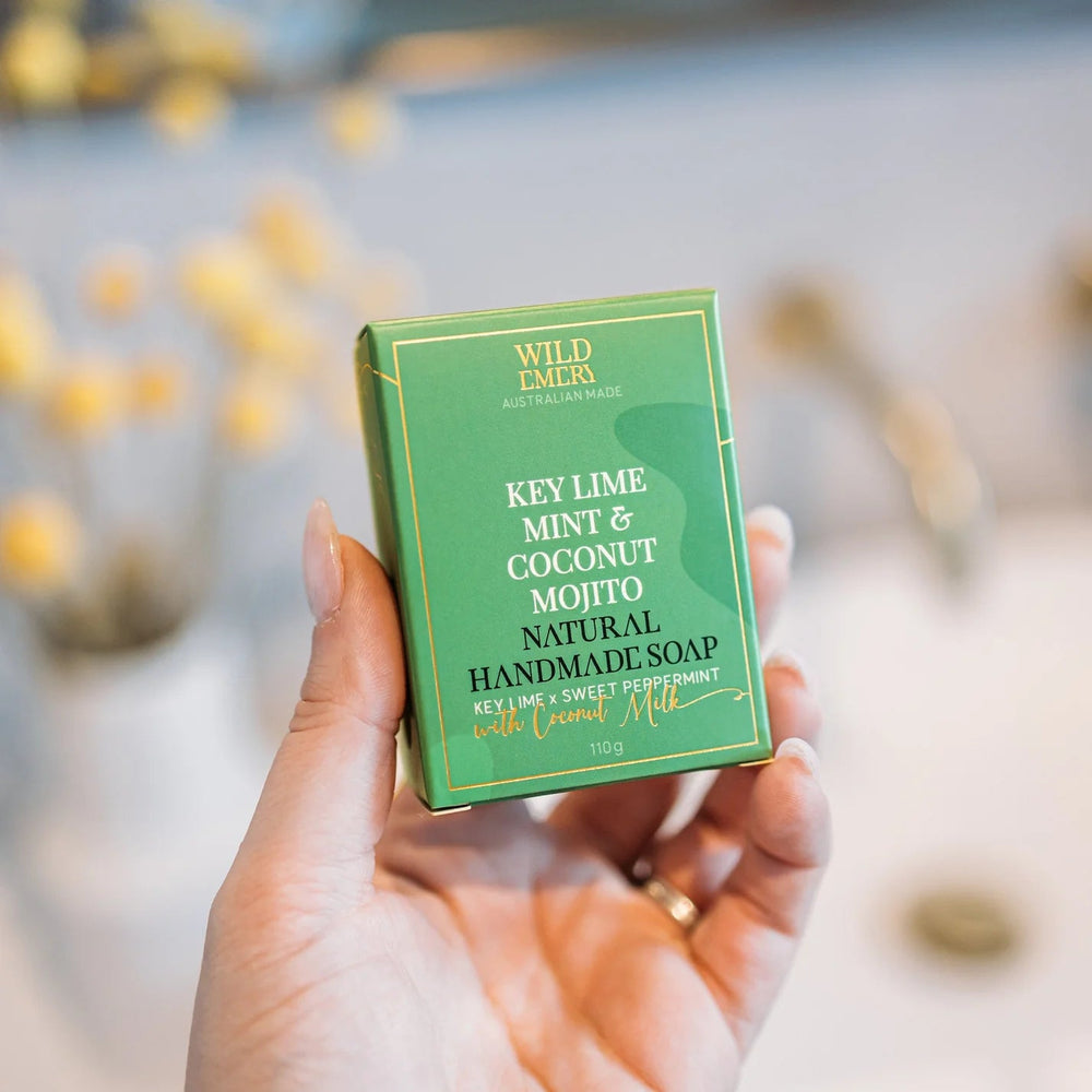 key lime mint & coconut mojito natural handmade soap General Wild Emery Pty Ltd