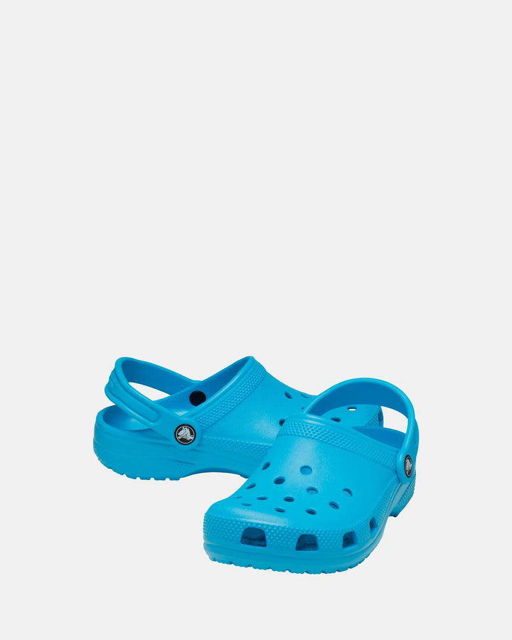 Kids Classic Clogs - Venetian Blue croc Crocs