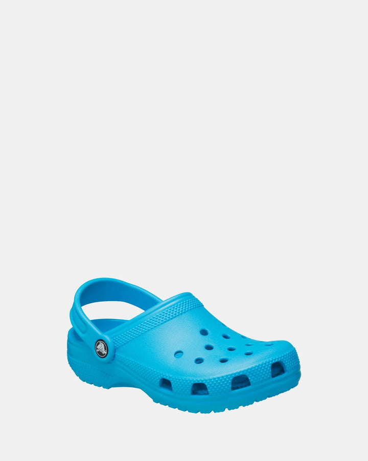 Kids Classic Clogs - Venetian Blue croc Crocs