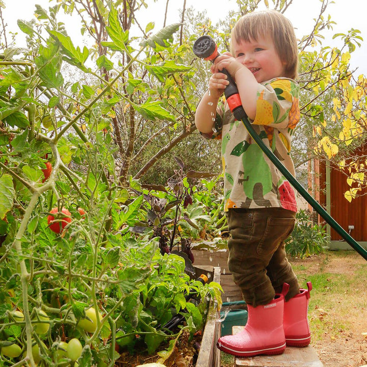 KIDS Merry People Andie Boot - Bubblegum Gumboot Merry People