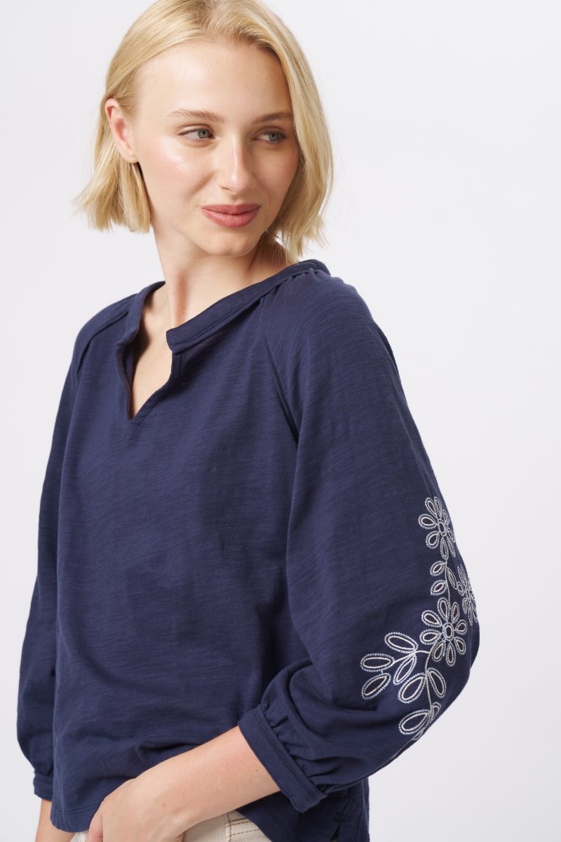 Kimberley Top - Shadow Blue Kireina Australia