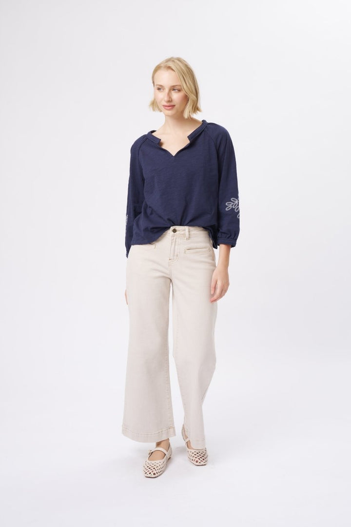 Kimberley Top - Shadow Blue Kireina Australia