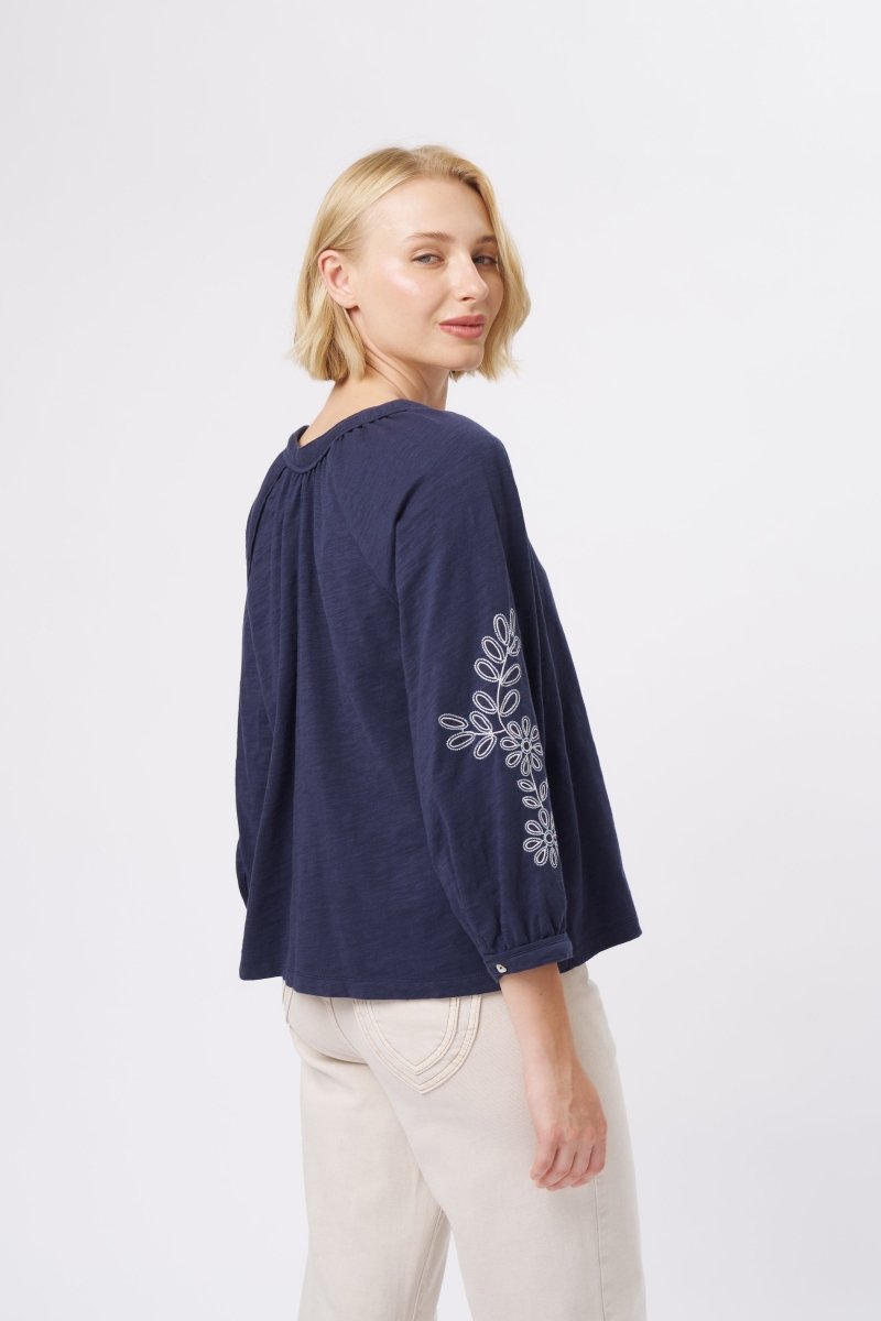 Kimberley Top - Shadow Blue Kireina Australia