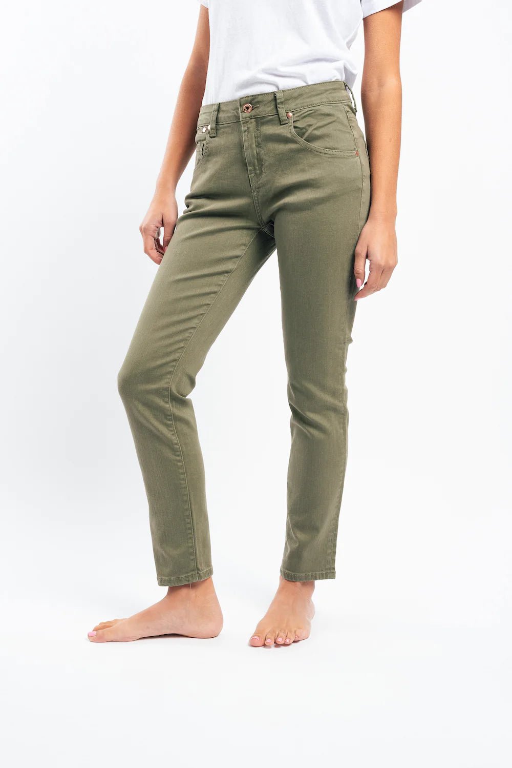 Kirby Jean - Khaki JEANS Kireina