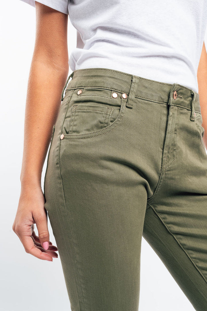 Kirby Jean - Khaki JEANS Kireina