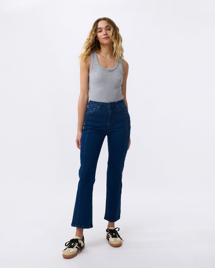 Kireina - Bella Jean Mid West Blue JEANS Kireina