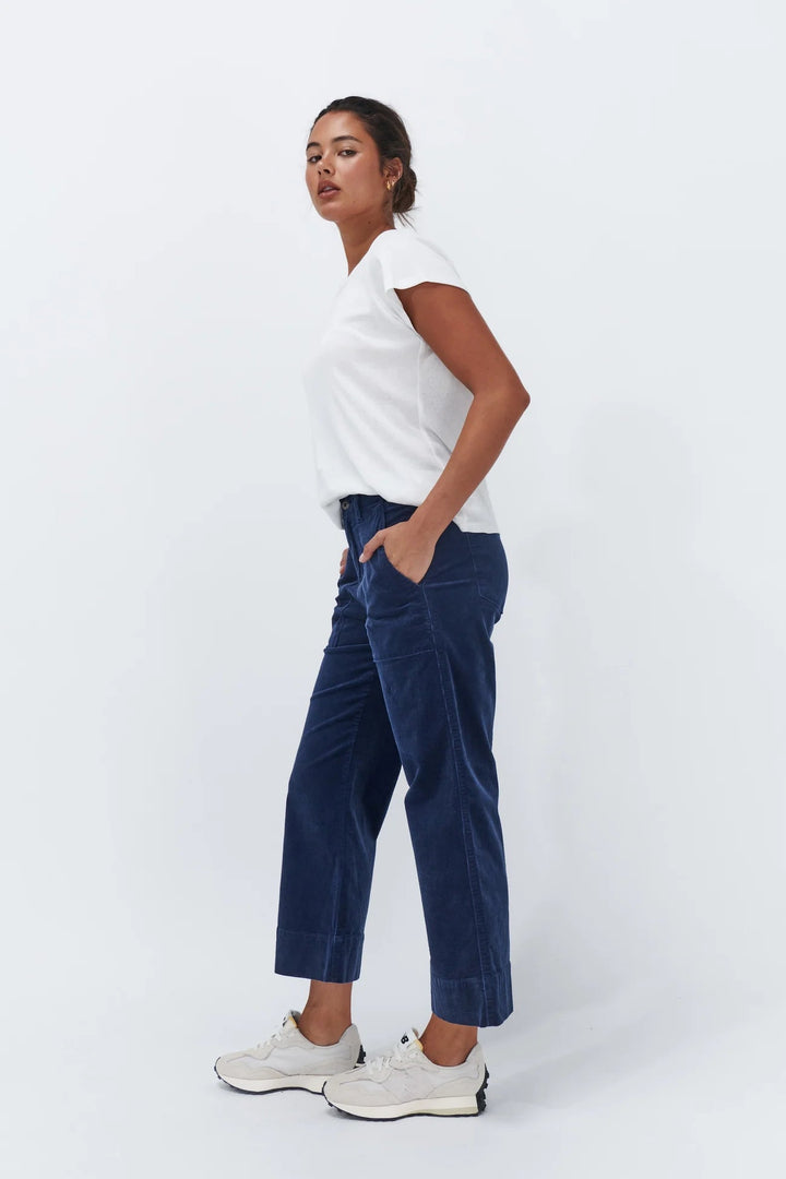 Kireina Celeste Cord Pant - Imperial Blue JEANS Kireina
