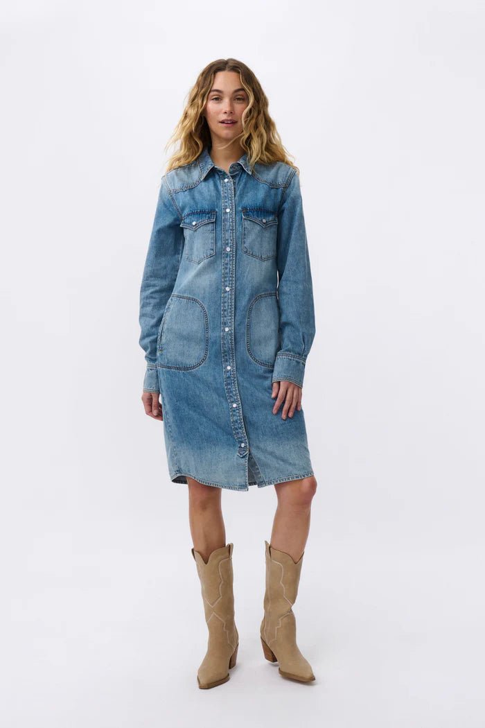 Kireina Ellie Dress - Dakota wash Dresses Kireina
