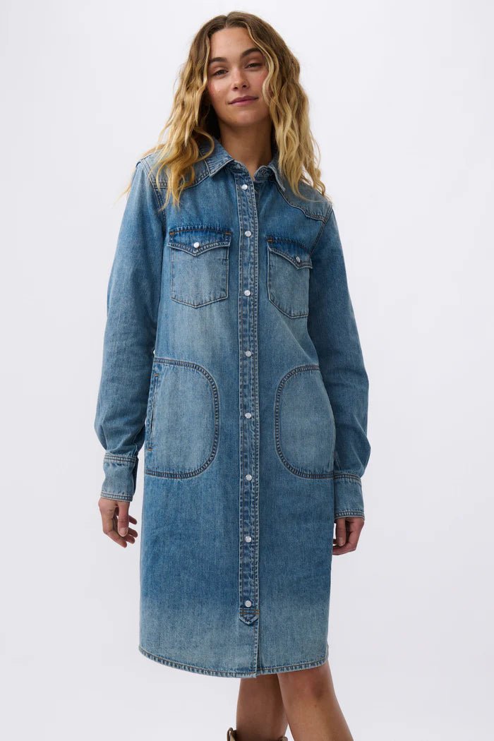 Kireina Ellie Dress - Dakota wash Dresses Kireina