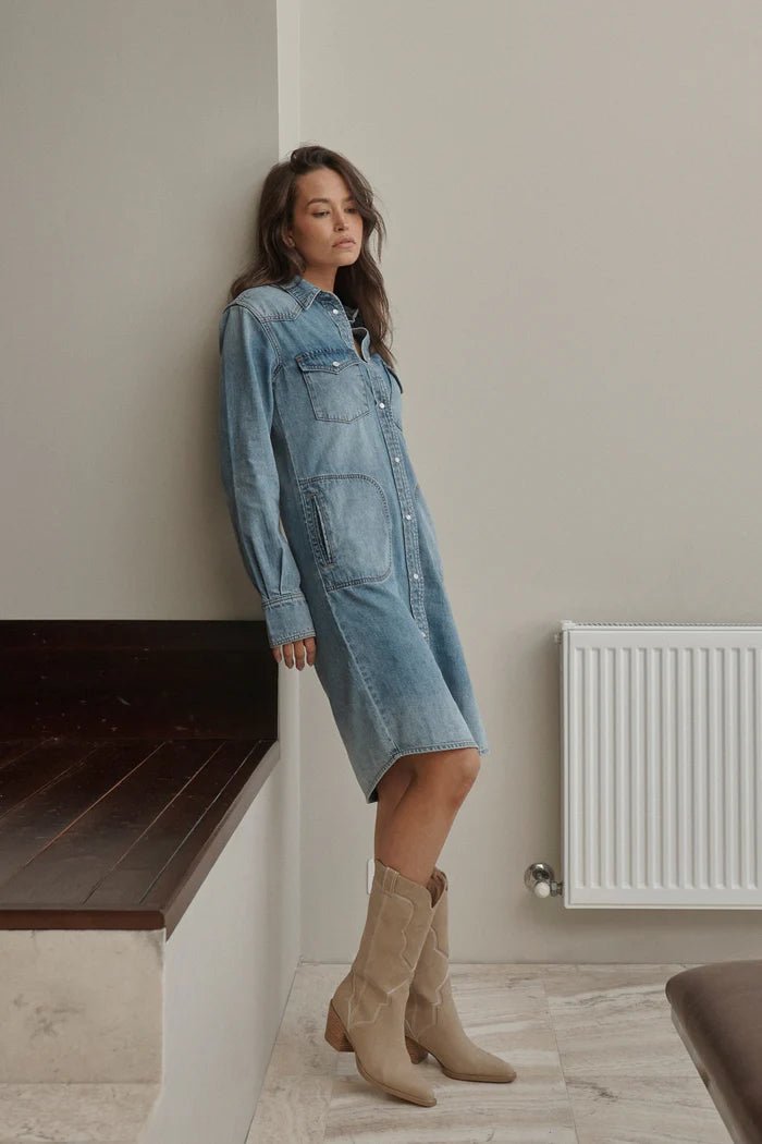 Kireina Ellie Dress - Dakota wash Dresses Kireina