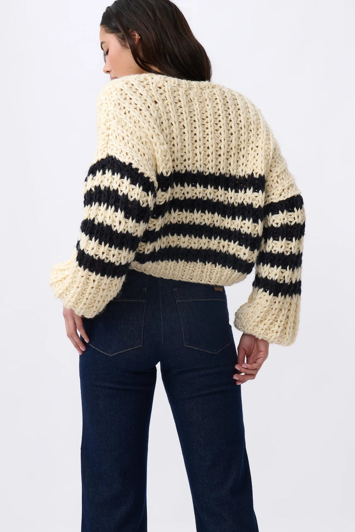 Kireina Elsie Knit - NAvy / Ecru knit Kireina