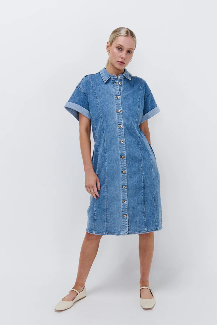 Kireina Grace Dress - 70s Blue dress Kireina