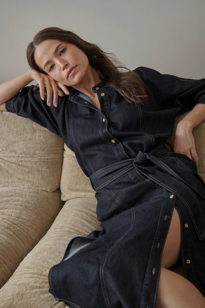 Kireina Isla Dress - Indigo - Stanleyandstone
