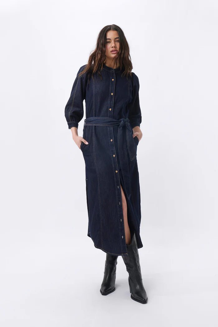 Kireina Isla Dress - Indigo - Stanleyandstone