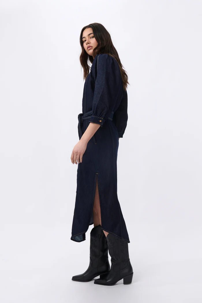 Kireina Isla Dress - Indigo - Stanleyandstone