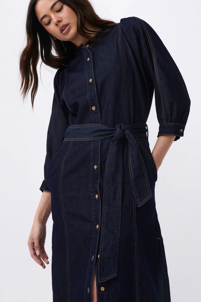 Kireina Isla Dress - Indigo - Stanleyandstone