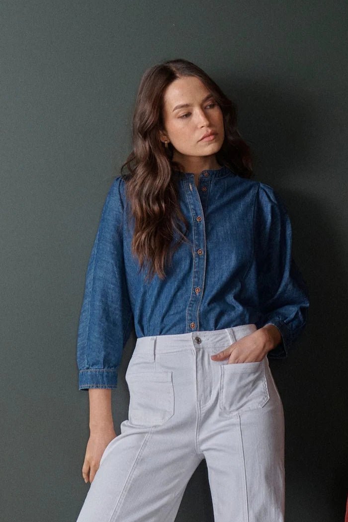 Kireina Isla Shirt - Dakota Wash long sleeve top Kireina