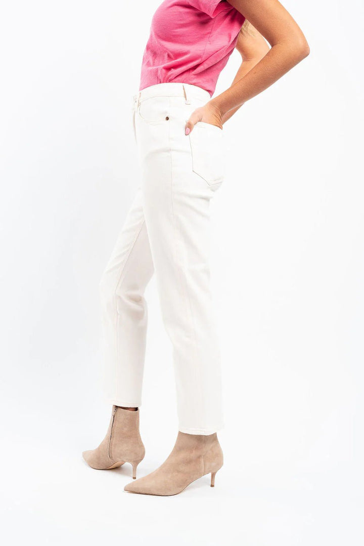 Kireina Rose Jean Finished Hem - Ecru JEANS Kireina