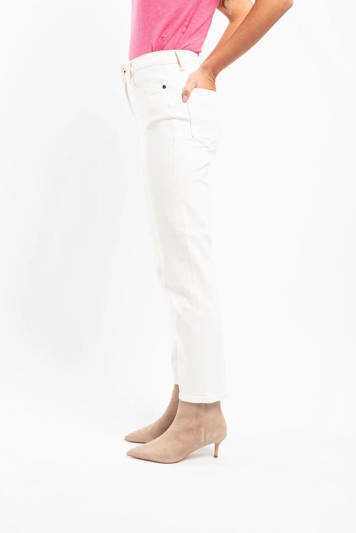 Kireina Rose Jean Finished Hem - Ecru JEANS Kireina