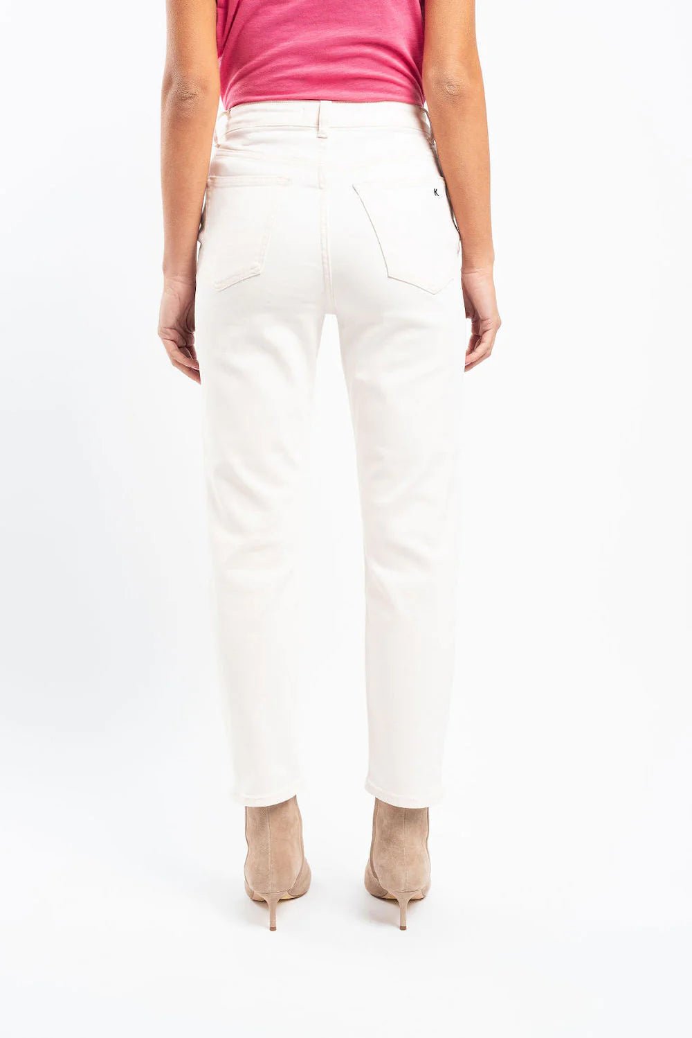 Kireina Rose Jean Finished Hem - Ecru JEANS Kireina