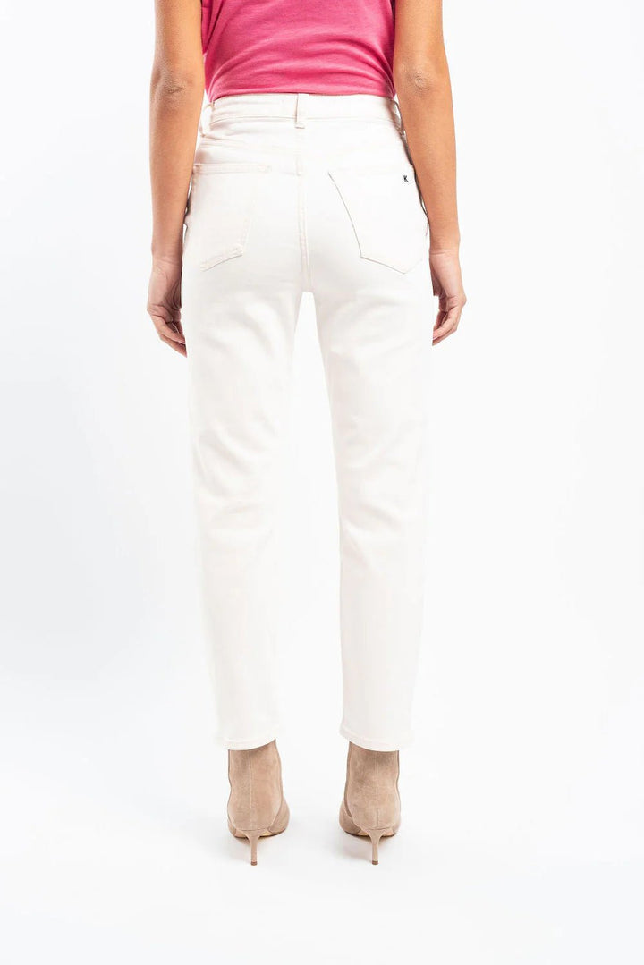 Kireina Rose Jean Finished Hem - Ecru JEANS Kireina