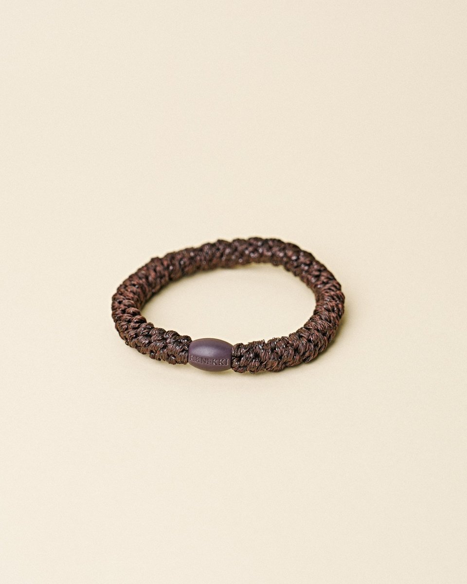 KKINEKKI CHOCOLATE GLITTER KKINNEKKI hair tie KKNEKKI original hair ties