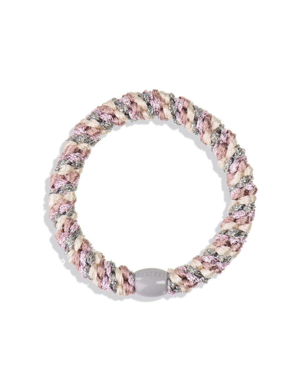 KKINEKKI MIX DUSTY GREEN LIGHTPINK GLITTER KKINNEKKI hair tie KKNEKKI original hair ties