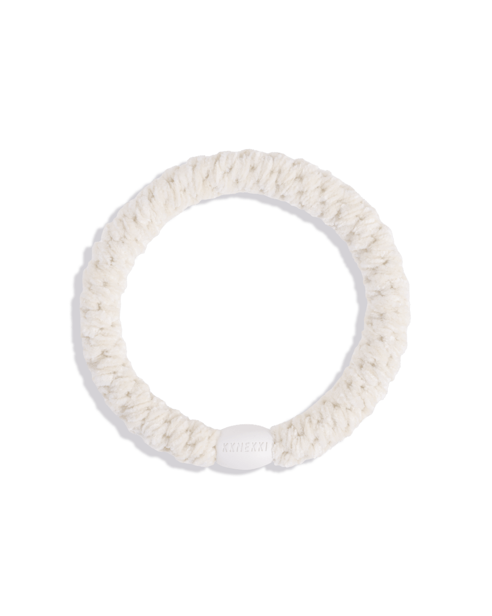 KKINEKKI VELVET IVORY KKINNEKKI hair tie KKNEKKI original hair ties