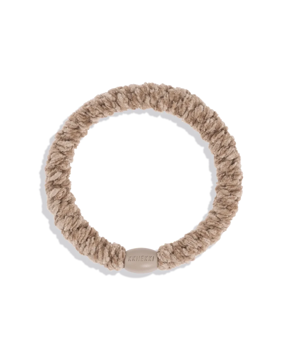 KKINEKKI VELVET NEW BEIGE KKINNEKKI hair tie KKNEKKI original hair ties