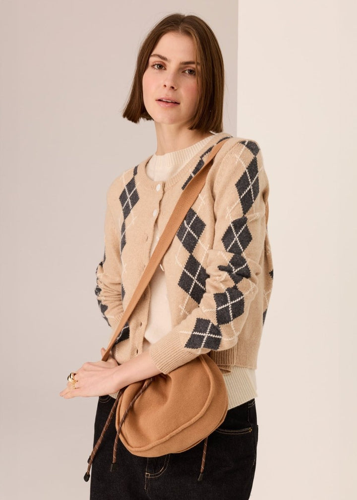 Kline Cross Body - CAmel handbag POL