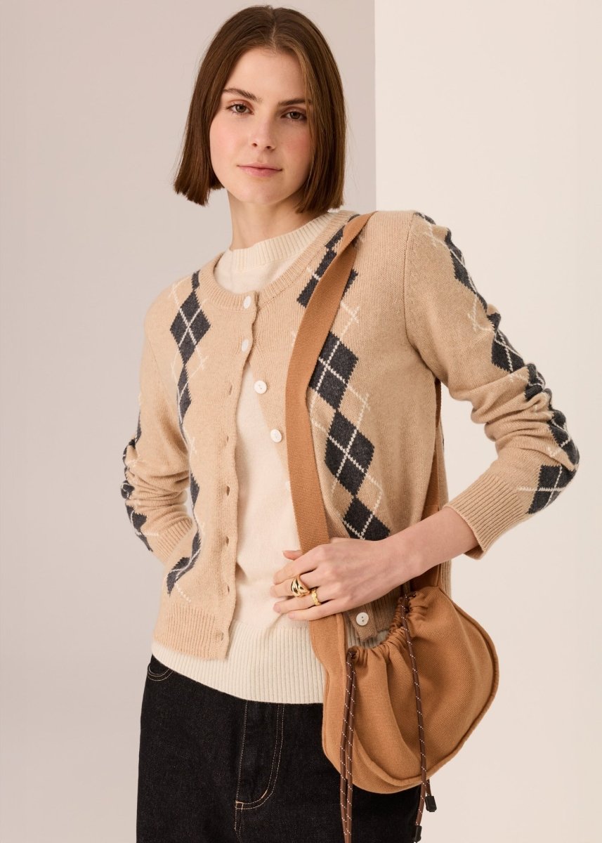 Kline Cross Body - CAmel handbag POL