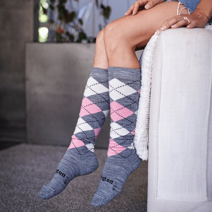 Lamington -Merino Wool Knee High Socks | WOMAN | Dapple Lamington