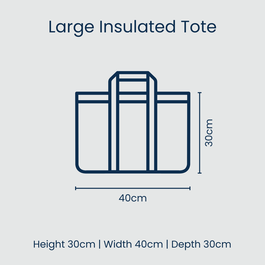 Large Insulated Tote – Rugby Stripe Project Ten Pty Ltd