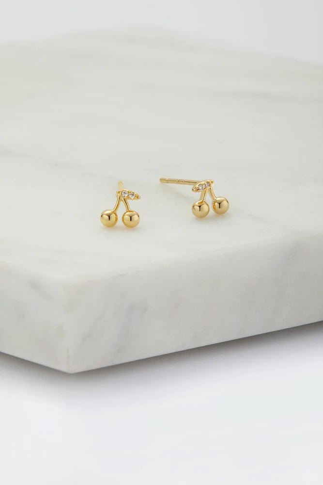 Layla Stud Earing - 925 Sterling Silver / Gold earing Zafino Jewellery