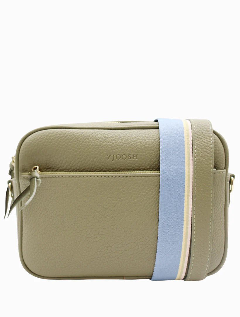 leah Cross Body Bag - Khaki Handbag zjoosh