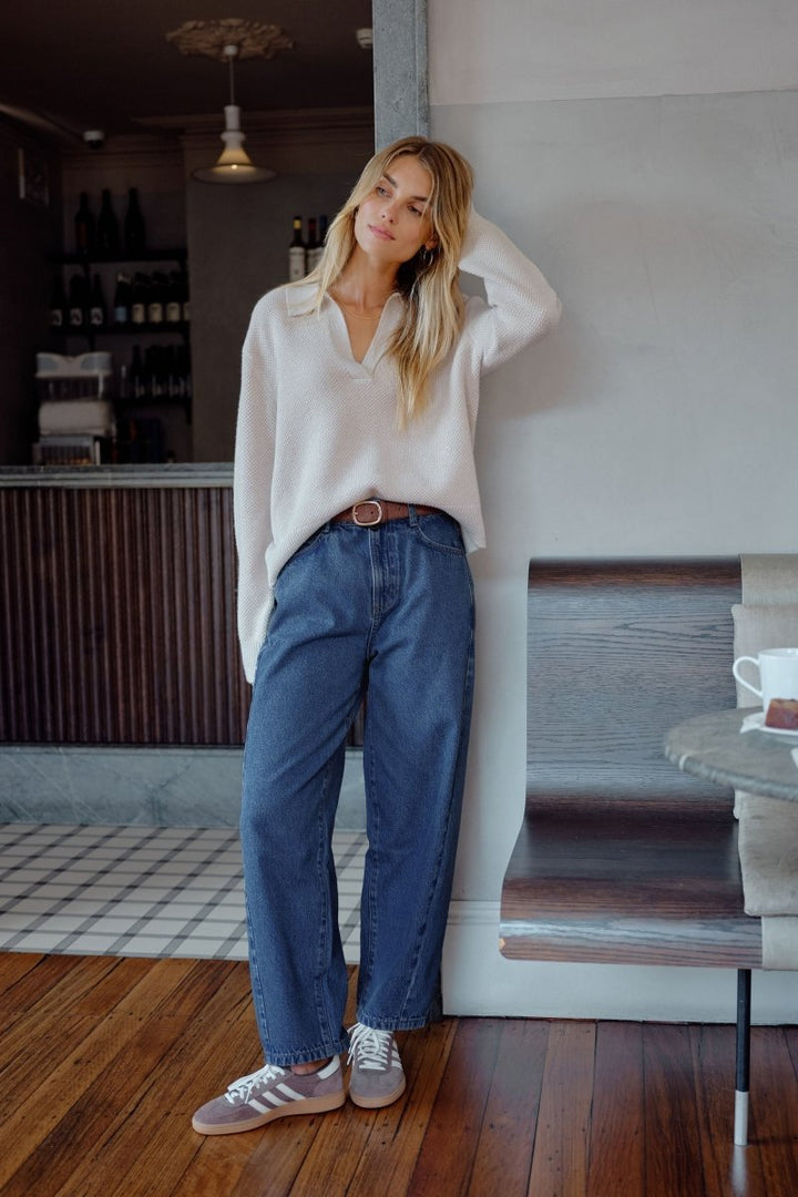 Leah Tapered Barrel Jean - Stanleyandstone
