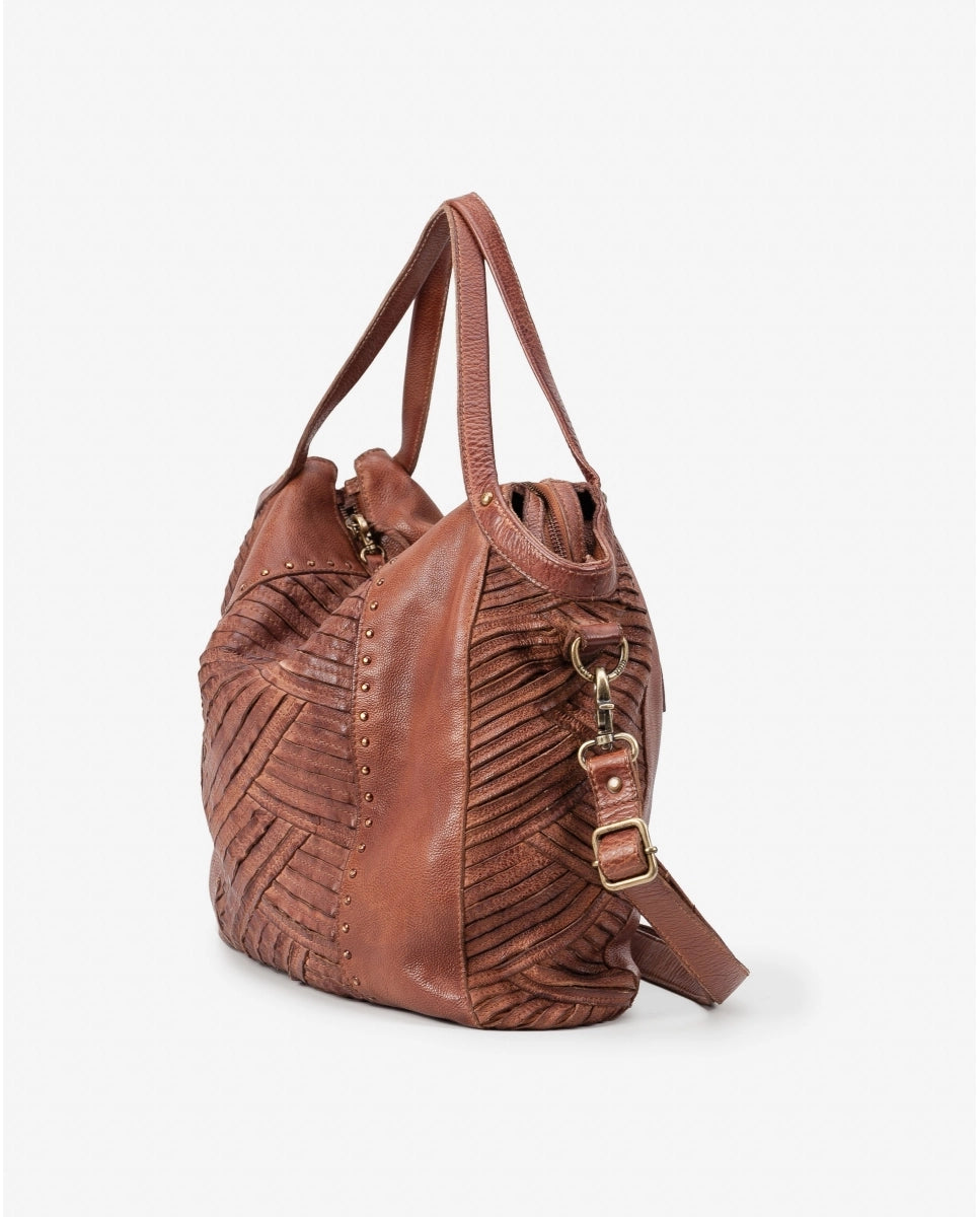 Biba Mcbee Leather Handbag BEE2L Cuero Handbags Biba   