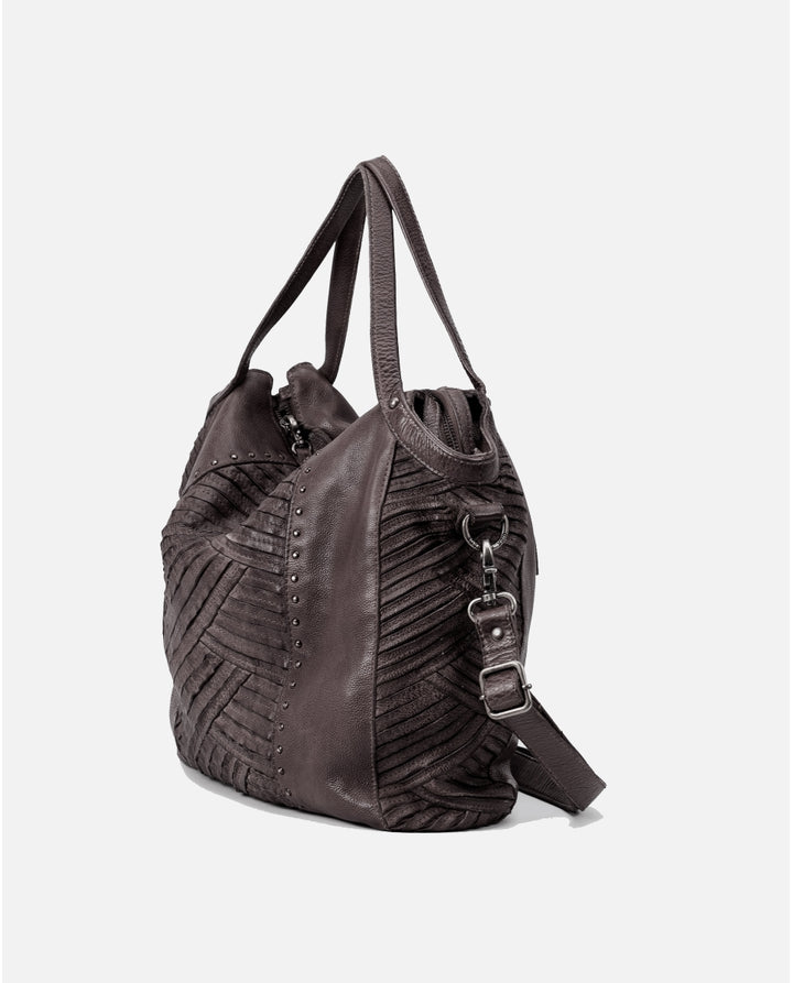 Biba Brewton Leather Handbag - BET2L - Marron Handbags Biba   