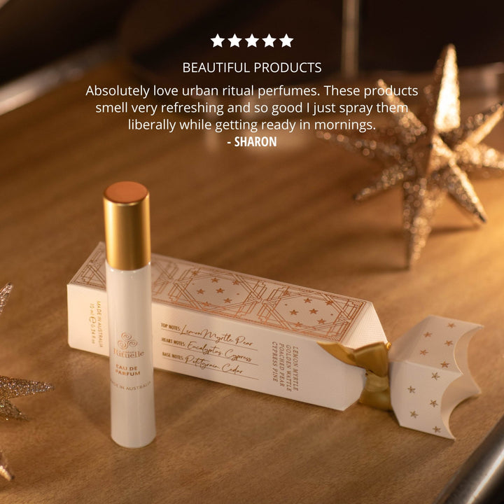 Lemon Myrtle, Golden Wattle, Poached Pear, Cypress Pine Eau De Parfum | 10ml Urban Rituelle