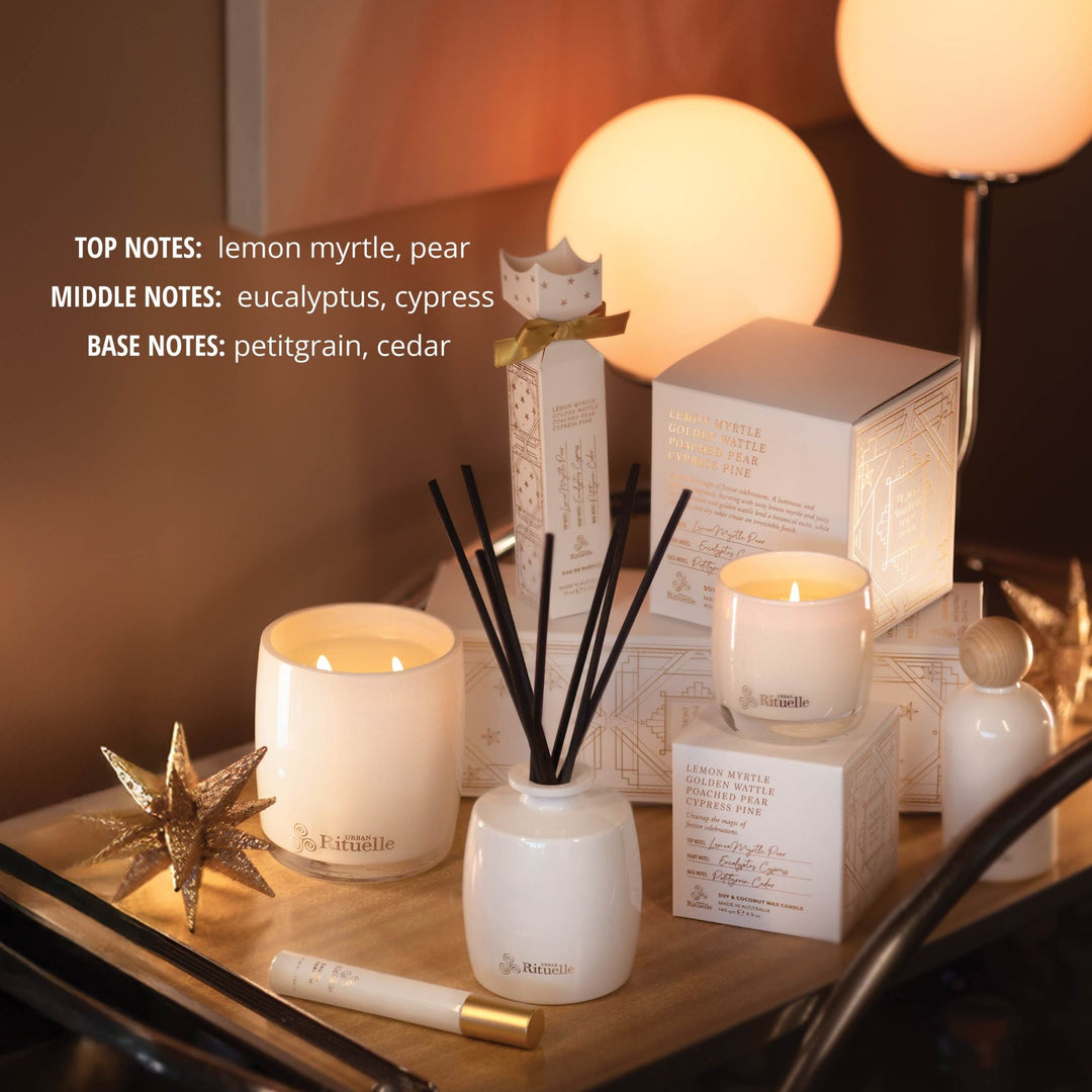 Lemon Myrtle, Golden Wattle, Poached Pear, Cypress Pine Eau De Parfum | 10ml Urban Rituelle