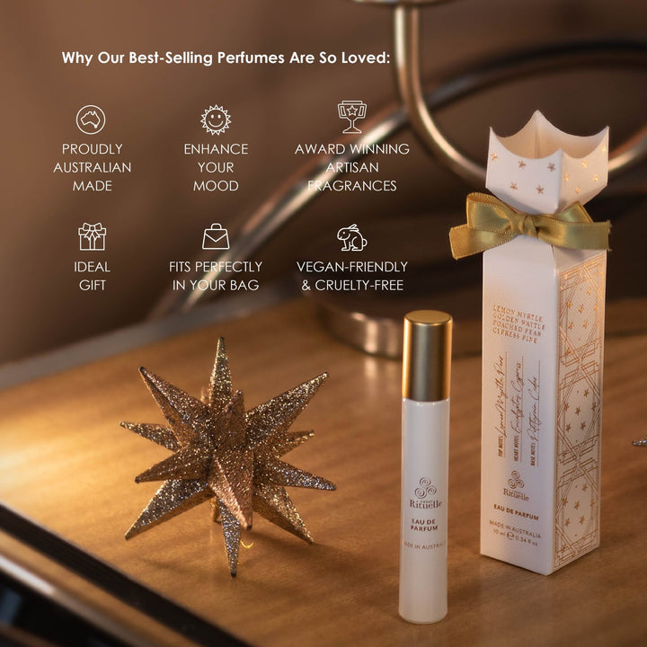 Lemon Myrtle, Golden Wattle, Poached Pear, Cypress Pine Eau De Parfum | 10ml Urban Rituelle