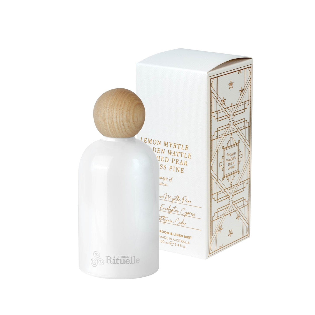 Lemon Myrtle, Golden Wattle, Poached Pear, Cypress Pine Room & Linen Mist | 100ml - Stanleyandstone