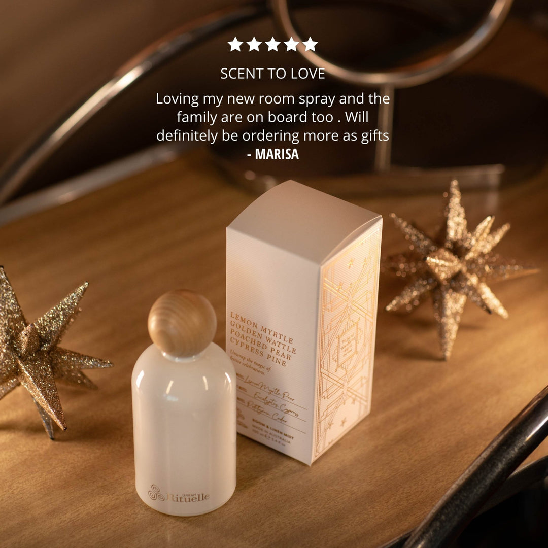 Lemon Myrtle, Golden Wattle, Poached Pear, Cypress Pine Room & Linen Mist | 100ml - Stanleyandstone
