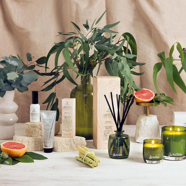 Lemongrass, Lemon Myrtle, Grapefruit and Eucalyptus Hand Cream candle Urban Rituelle