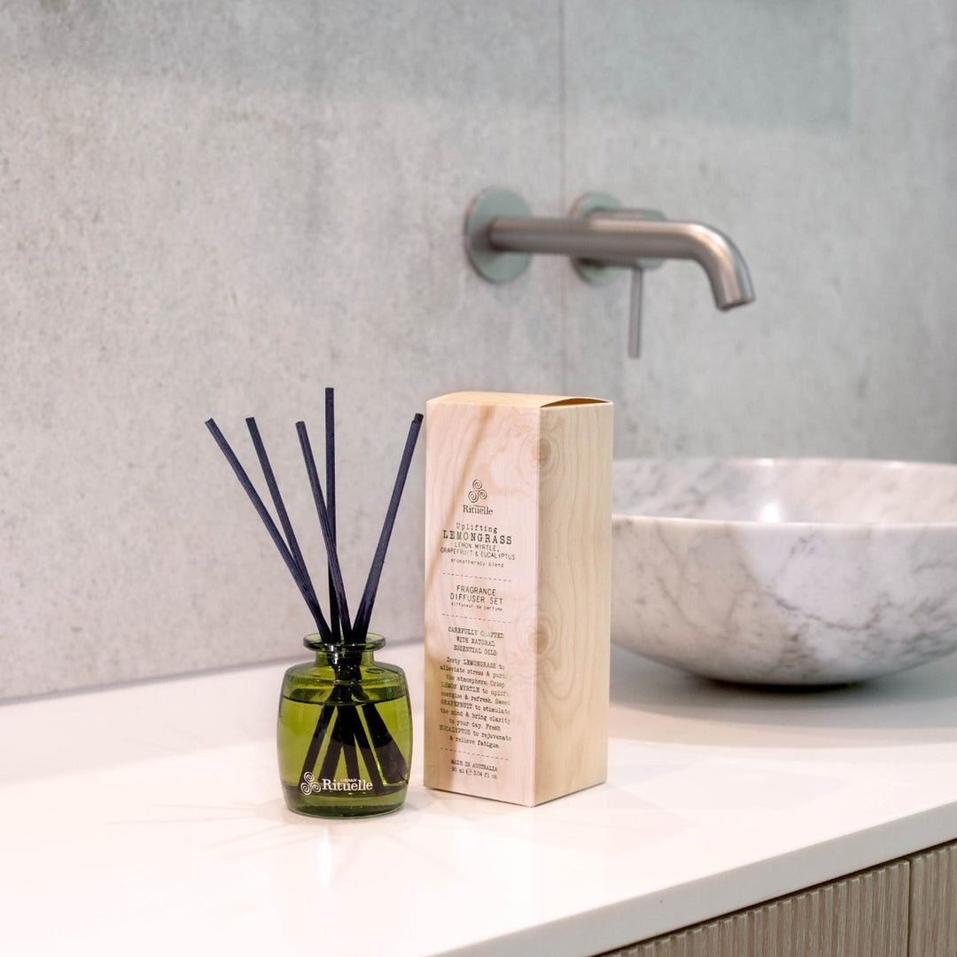 Lemongrass, Lemon Myrtle, Grapefruit &amp; Eucalyptus<br> Mini Fragrance Diffuser Set | 90ml Diffuser Urban Rituelle