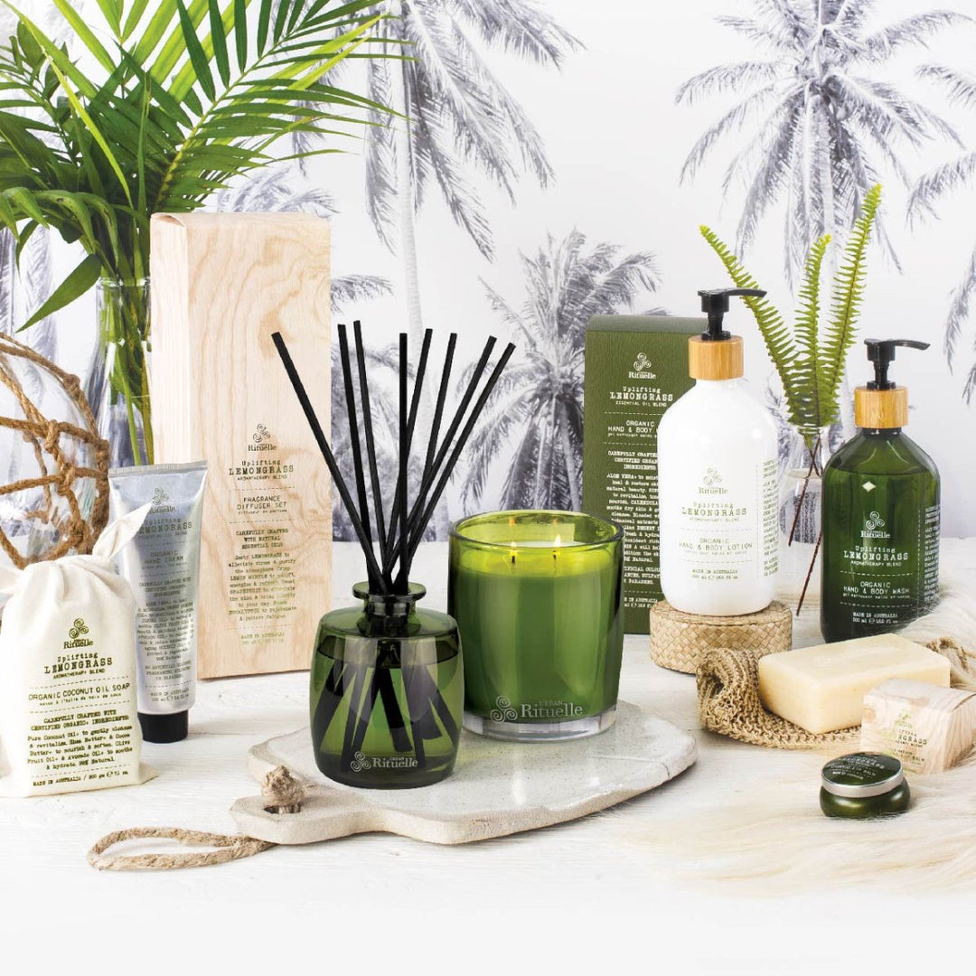 Lemongrass, Lemon Myrtle, Grapefruit &amp; Eucalyptus<br> Mini Fragrance Diffuser Set | 90ml Diffuser Urban Rituelle