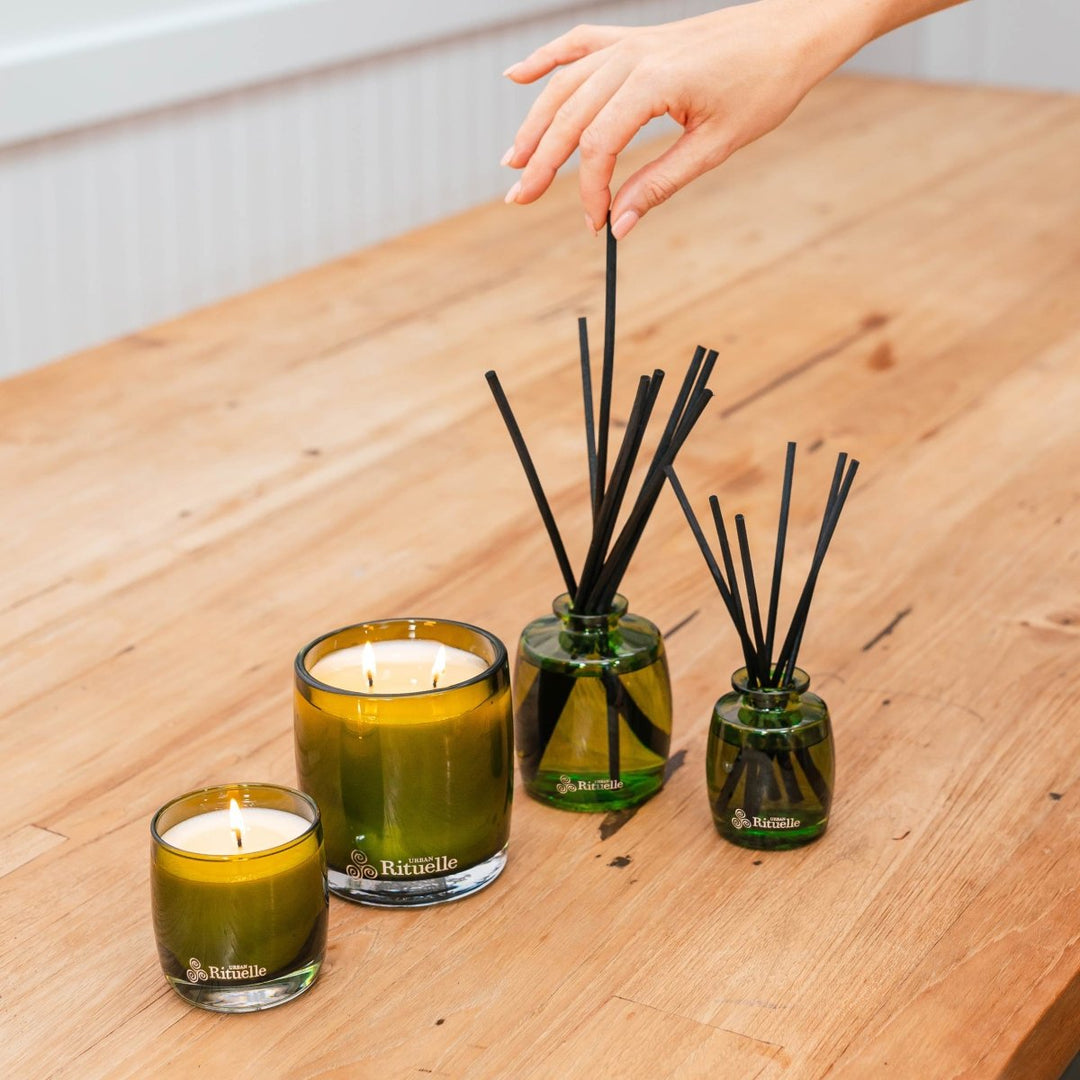 Lemongrass, Lemon Myrtle, Grapefruit &amp; Eucalyptus<br> Mini Fragrance Diffuser Set | 90ml Diffuser Urban Rituelle