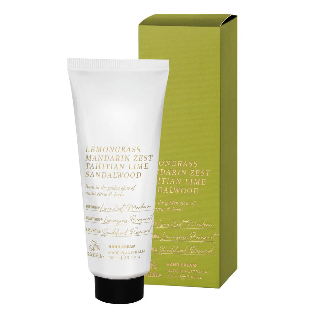 Lemongrass, Mandarin Zest, Tahitian Lima and Sandalwood Handcream Hand Cream Urban Rituelle